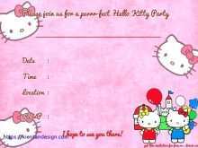 31 Best Hello Kitty Birthday Invitation Card Template Free PSD File for Hello Kitty Birthday Invitation Card Template Free
