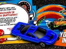 31 Best Hot Wheels Birthday Invitation Template in Photoshop for Hot Wheels Birthday Invitation Template