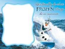 31 Create Frozen Invitation Blank Template Formating by Frozen Invitation Blank Template