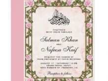 31 Customize Muslim Wedding Invitation Template Photo by Muslim Wedding Invitation Template
