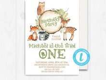 31 Customize Our Free Woodland Birthday Invitation Template in Word by Woodland Birthday Invitation Template