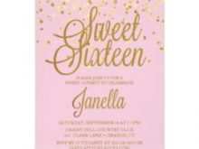 31 How To Create Blank Sweet 16 Invitation Templates Maker for Blank Sweet 16 Invitation Templates