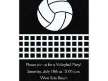 31 Online Volleyball Party Invitation Template Download with Volleyball Party Invitation Template