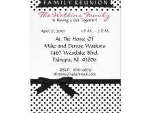 31 Printable Example Of Invitation Card For Reunion in Word by Example Of Invitation Card For Reunion
