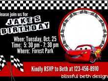 31 Standard Cars Birthday Invitation Template Free Layouts with Cars Birthday Invitation Template Free