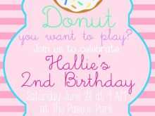 31 The Best Donut Party Invitation Template Free For Free by Donut Party Invitation Template Free