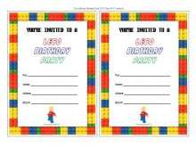 32 Best Free Party Invitation Templates Lego With Stunning Design by Free Party Invitation Templates Lego