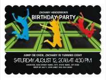 32 Customize Our Free Jump Birthday Invitation Template With Stunning Design by Jump Birthday Invitation Template