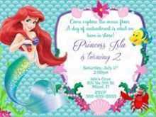 32 Customize Our Free Little Mermaid Blank Invitation Template in Word for Little Mermaid Blank Invitation Template