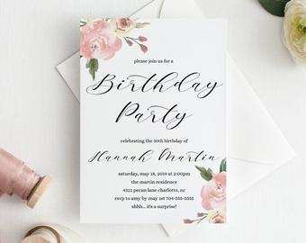 32 Format Download Birthday Invitation Template With Stunning Design by Download Birthday Invitation Template