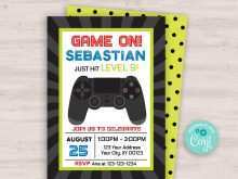 32 How To Create Video Game Party Invitation Template Maker with Video Game Party Invitation Template