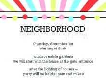 32 Online Neighborhood Party Invitation Template Templates with Neighborhood Party Invitation Template