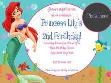32 Printable Little Mermaid Birthday Invitation Template Free PSD File by Little Mermaid Birthday Invitation Template Free