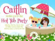 32 Report Hot Tub Party Invitation Template Templates with Hot Tub Party Invitation Template