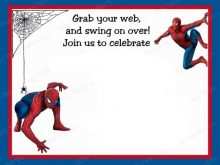 Spiderman Party Invitation Template Free