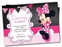 32 Visiting Minnie Mouse Party Invitation Template With Stunning Design for Minnie Mouse Party Invitation Template
