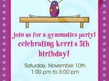 33 Adding Birthday Party Invitation Template Gymnastics PSD File by Birthday Party Invitation Template Gymnastics