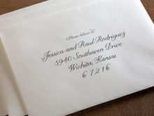33 Creating Example Of Wedding Invitation Envelope in Word with Example Of Wedding Invitation Envelope