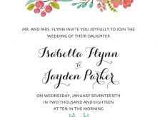 33 Creating Wedding Invitation Template In Word PSD File with Wedding Invitation Template In Word