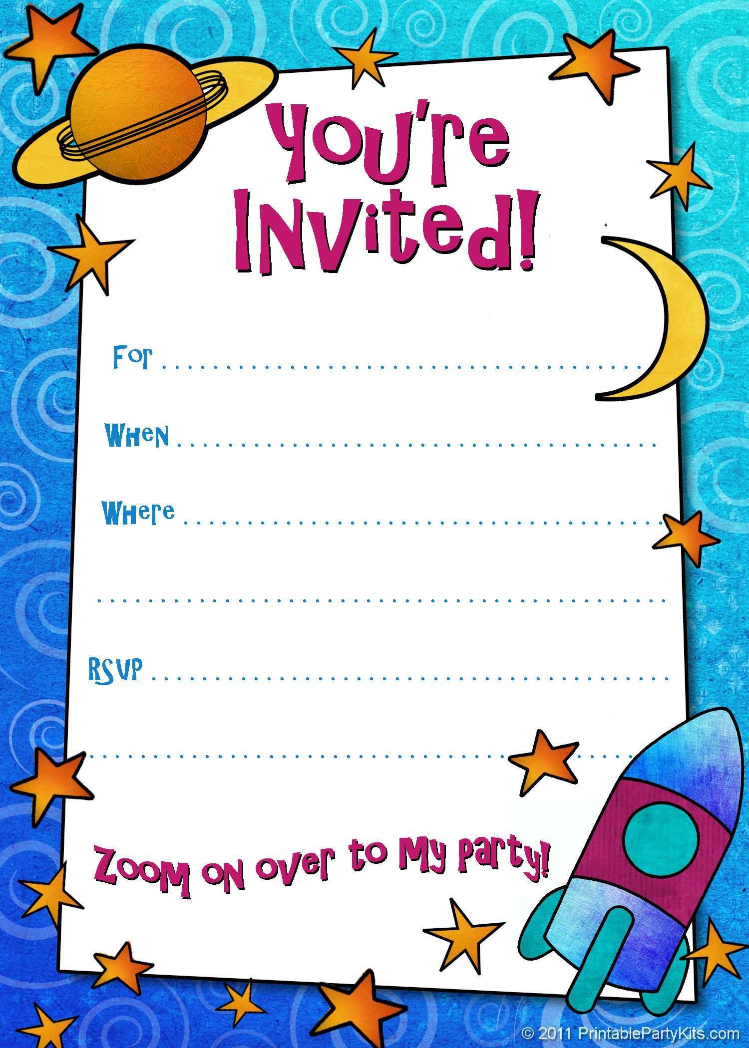 33 Creative Childrens Party Invitation Template Download by Childrens Party Invitation Template
