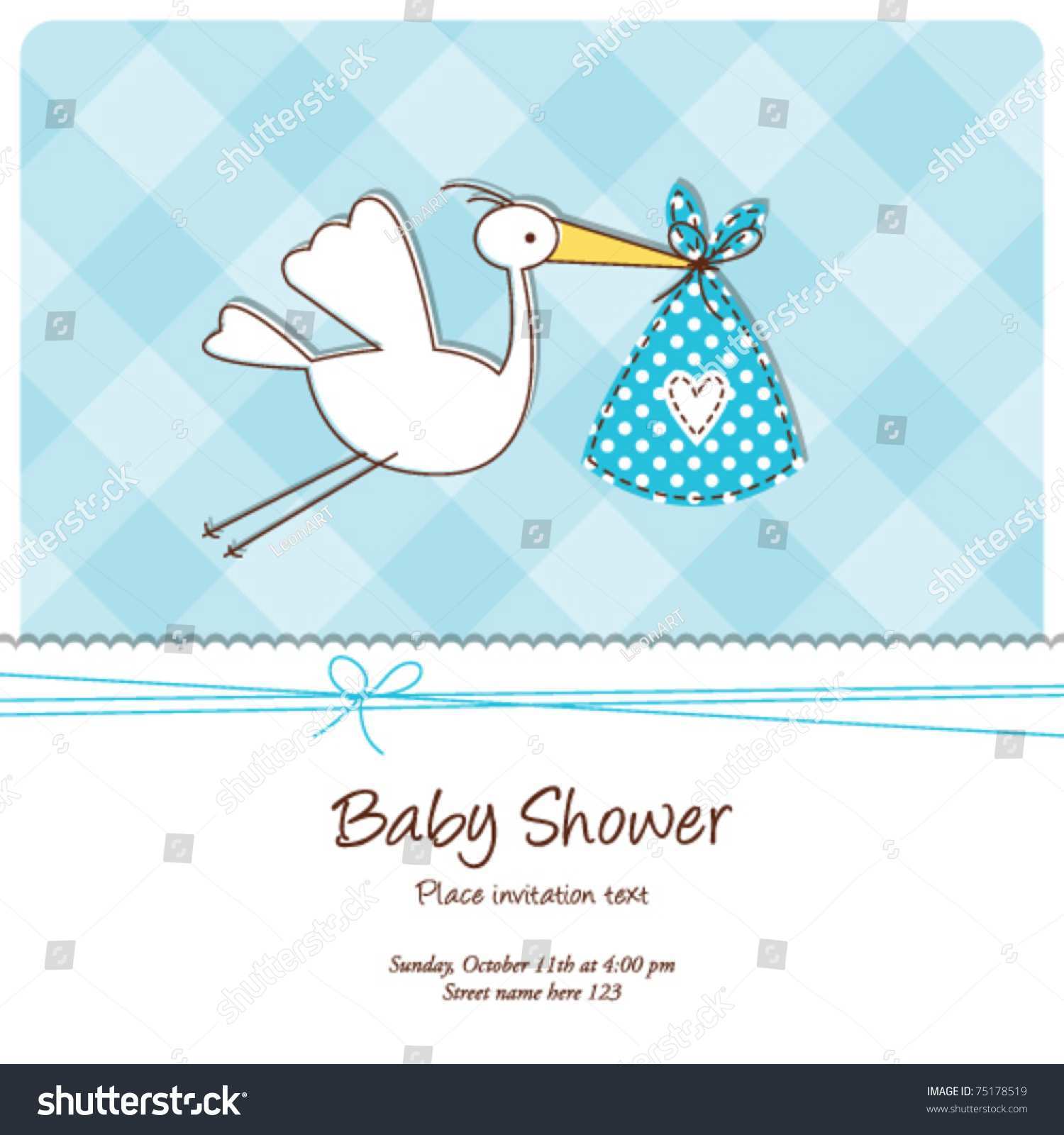 33 Customize Baby Shower Invitation Template Vector Now for Baby Shower Invitation Template Vector