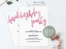 33 Free Printable Birthday Invitation Templates Digital With Stunning Design for Birthday Invitation Templates Digital