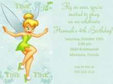 33 Free Printable Tinkerbell Birthday Invitation Template for Ms Word with Tinkerbell Birthday Invitation Template