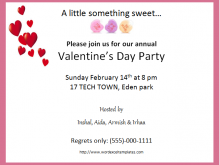 33 Free Printable Valentine Party Invitation Template Maker by Valentine Party Invitation Template