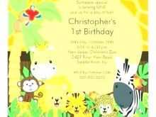 Safari Birthday Invitation Template Free