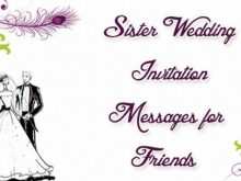 33 Report Reception Invitation Wordings For Sister in Word for Reception Invitation Wordings For Sister