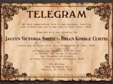 33 Standard Telegram Wedding Invitation Template PSD File for Telegram Wedding Invitation Template