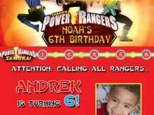 33 Visiting Power Rangers Birthday Invitation Template Templates by Power Rangers Birthday Invitation Template