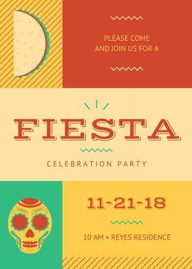 34 Blank Taco Party Invitation Template Download with Taco Party Invitation Template