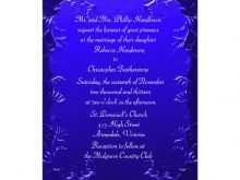 34 Create Royal Blue Wedding Invitation Template PSD File by Royal Blue Wedding Invitation Template