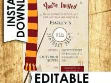 34 Creating Free Harry Potter Birthday Invitation Template Templates with Free Harry Potter Birthday Invitation Template