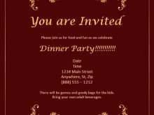34 Creative Dinner Invitation Card Template Maker for Dinner Invitation Card Template