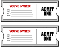 34 Customize Our Free Blank Movie Ticket Invitation Template Layouts By Blank Movie Ticket Invitation Template Cards Design Templates
