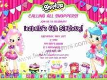 34 Customize Shopkins Birthday Invitation Template Free Now by Shopkins Birthday Invitation Template Free