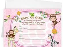 34 Free Printable Blank Baby Shower Invitation Template Download with Blank Baby Shower Invitation Template