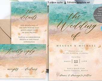 34 Free Printable Informal Wedding Invitation Templates Download by Informal Wedding Invitation Templates