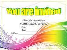 34 Online Party Invitation Templates Word in Word with Party Invitation Templates Word