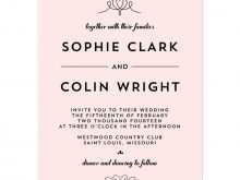 35 Best Example Of Wedding Invitation Card Format With Stunning Design for Example Of Wedding Invitation Card Format