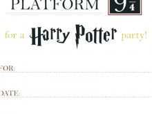35 Best Harry Potter Birthday Invitation Template for Ms Word by Harry Potter Birthday Invitation Template