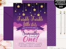 35 Best Twinkle Twinkle Little Star Birthday Invitation Template Free Maker by Twinkle Twinkle Little Star Birthday Invitation Template Free