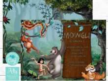 35 Create Jungle Book Birthday Invitation Template With Stunning Design by Jungle Book Birthday Invitation Template