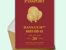 35 Customize Passport Birthday Invitation Template Free Formating with Passport Birthday Invitation Template Free