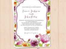 35 Format Watercolor Wedding Invitation Template PSD File by Watercolor Wedding Invitation Template