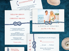 35 Free Nautical Themed Wedding Invitation Template With Stunning Design by Nautical Themed Wedding Invitation Template