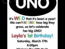 35 Online Uno Birthday Party Invitation Template for Ms Word by Uno Birthday Party Invitation Template