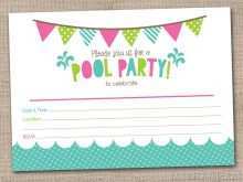 35 Printable Swimming Party Invitation Template for Ms Word with Swimming Party Invitation Template